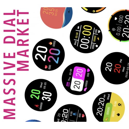 Smartwatch RUBICON RNCF01 SMARUB196 Złoty