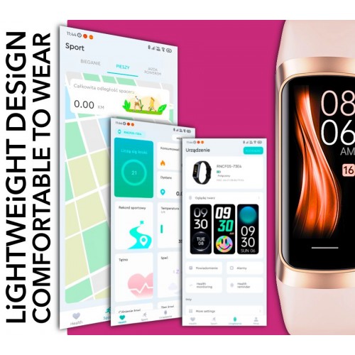 Smartwatch RUBICON RNCF05 SMARUB211 Czarny