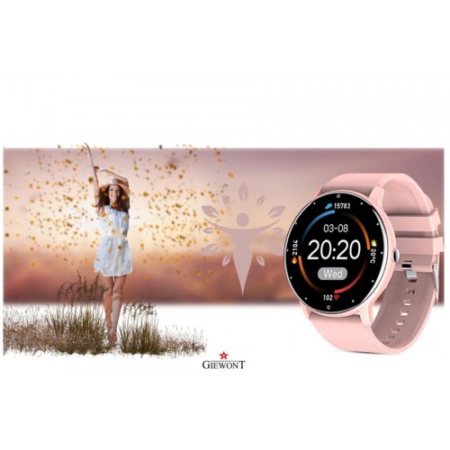 Smartwatch GIEWONT GW120-1 Różowy