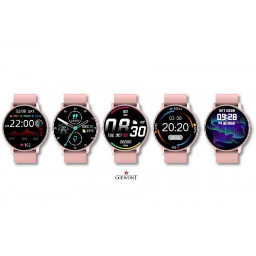 Smartwatch GIEWONT GW120-1 Różowy