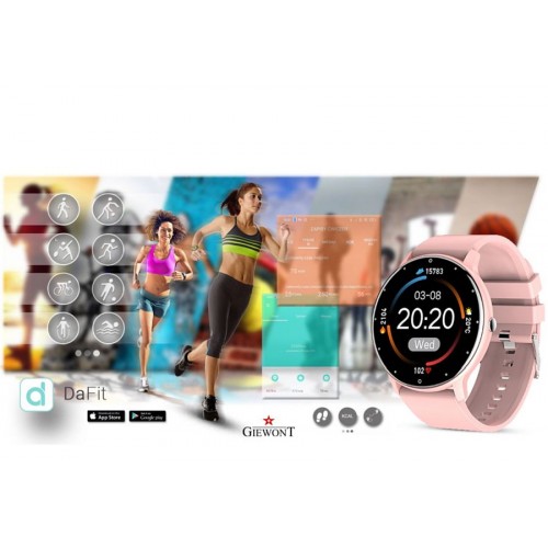 Smartwatch GIEWONT GW120-1 Różowy
