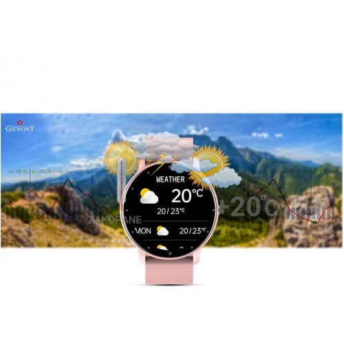 Smartwatch GIEWONT GW120-1 Różowy