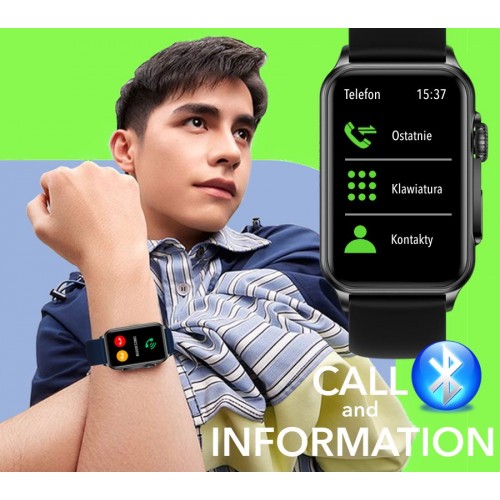 Smartwatch RUBICON RNCF06 SMARUB215 Czarny