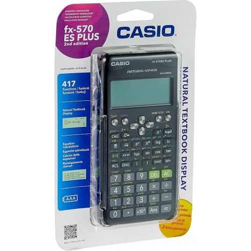 Casio Kalkulator naukowy FX-570ESPLUS-2SETD : : Artykuły  papiernicze i biurowe