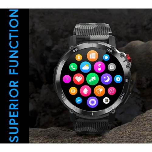 Smartwatch RUBICON RNCF08 SMARUB232 Czarny