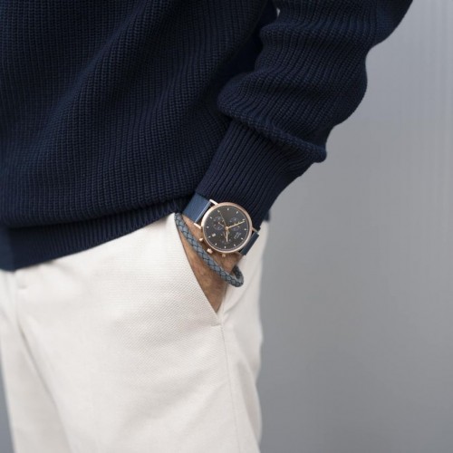 Bransoletka męska PIERRE RICAUD PR663.1BL