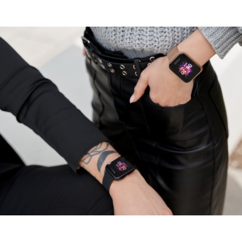 Smartwatch GARETT GRC MAXX Gold Steel