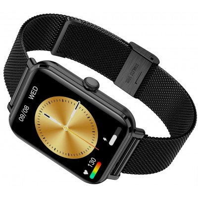 Smartwatch GARETT GRC CLASSIC Black steel