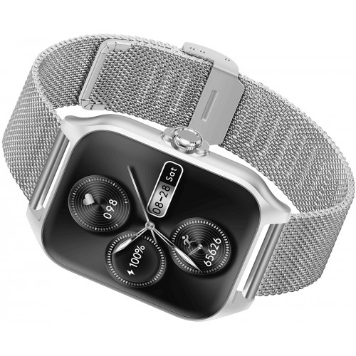 Smartwatch GARETT GRC Activity 2 srebrny + pasek