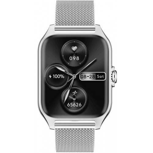 Smartwatch GARETT GRC Activity 2 srebrny + pasek