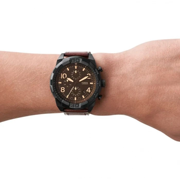 ブランドン FOSSIL FS5875 - ZEGAREK BRONSON CHRONOGRAPH 50mm - HappyTime.com.pl