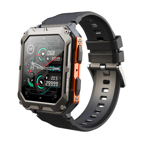 Smartwatch RUBICON RNCF27 black/orange SMARUB289
