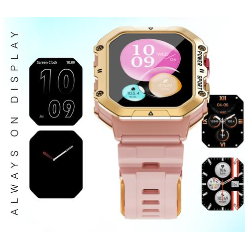 Smartwatch RUBICON RNCF28 Różowy SMARUB290