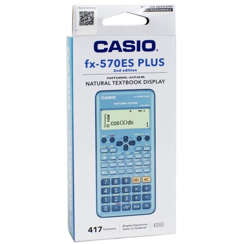 Kalkulator naukowy CASIO FX-570ES PLUS 2BU Niebieski