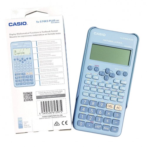 Kalkulator naukowy CASIO FX-570ES PLUS 2BU Niebieski
