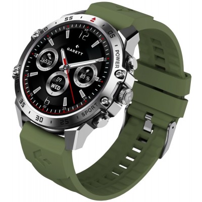 Smartwatch GARETT V14 srebrny - Zestaw