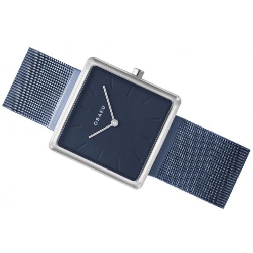 Zegarek OBAKU Kvadrat Arctic V236LXHLML