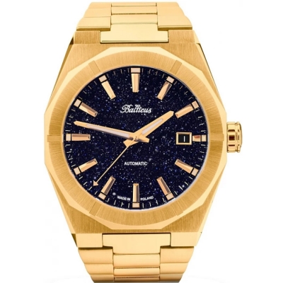 balticus - duży złoty zegarek męski